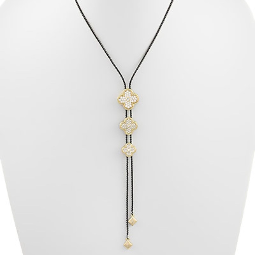 CZ Clover Pendant Necklace